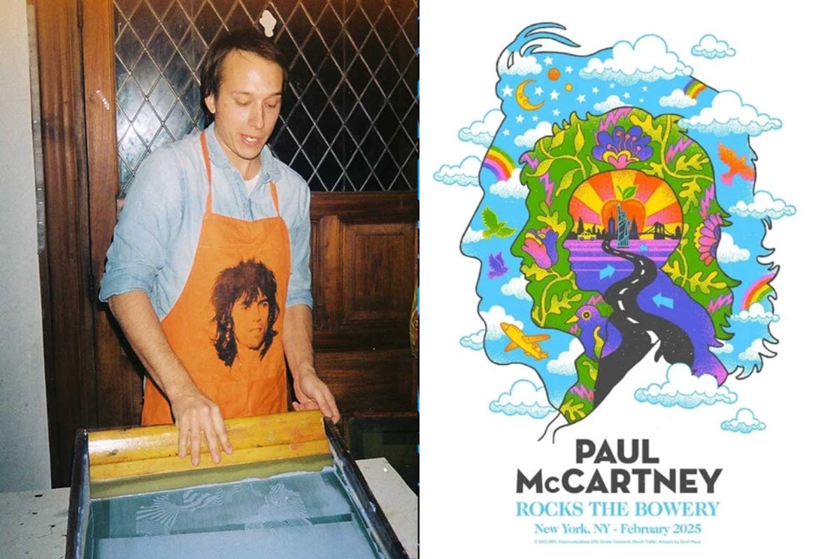 El diseñador argentino que hizo el afiche para los nuevos shows de Paul McCartney