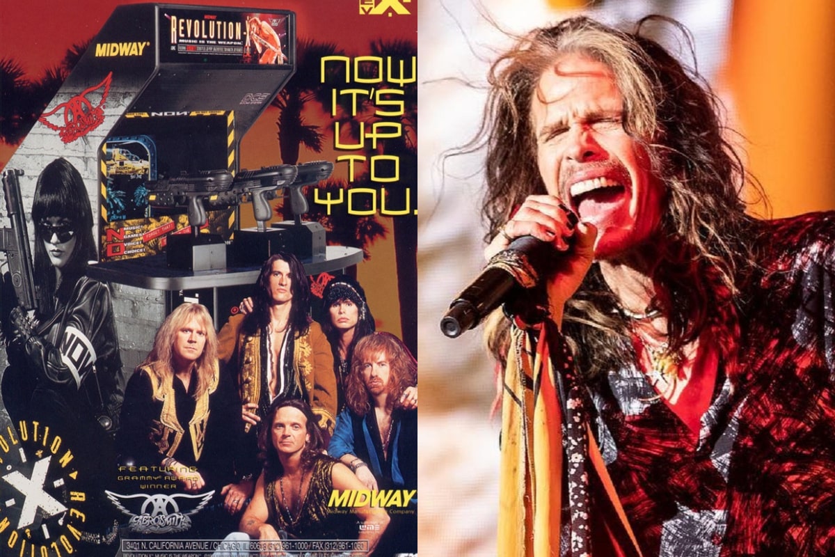 Videojuego Revolution X (1994) / Steven Tyler de Aerosmith