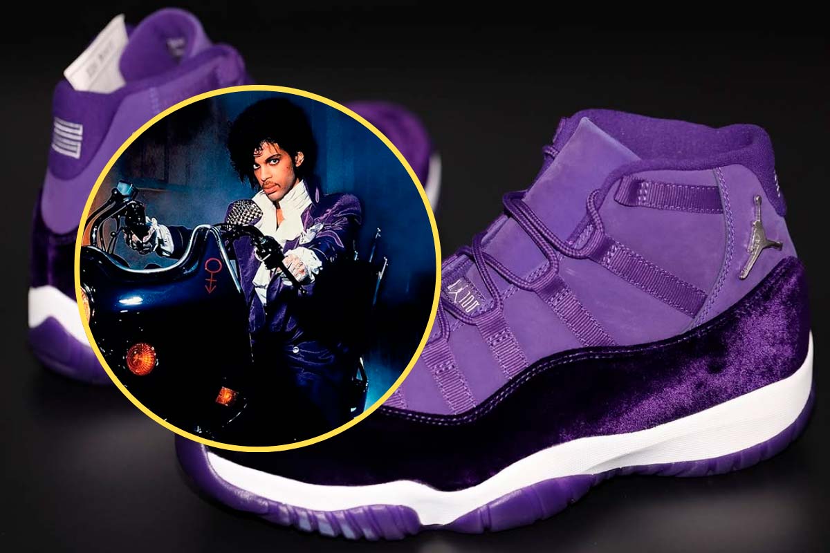 La historia de las Air Jordan 11 “Purple Rain” que Prince no llegó a conocer