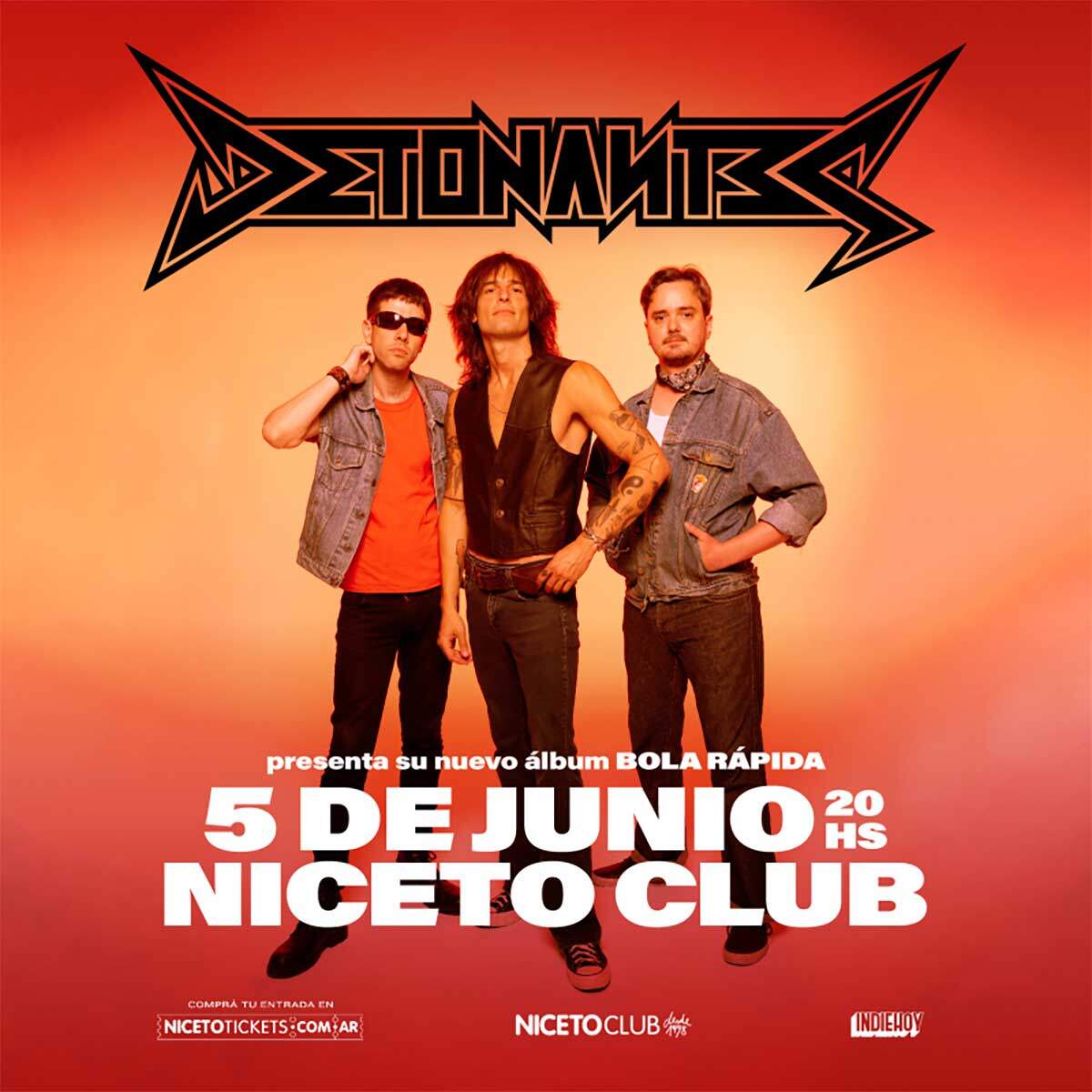 Detonantes en Niceto Club