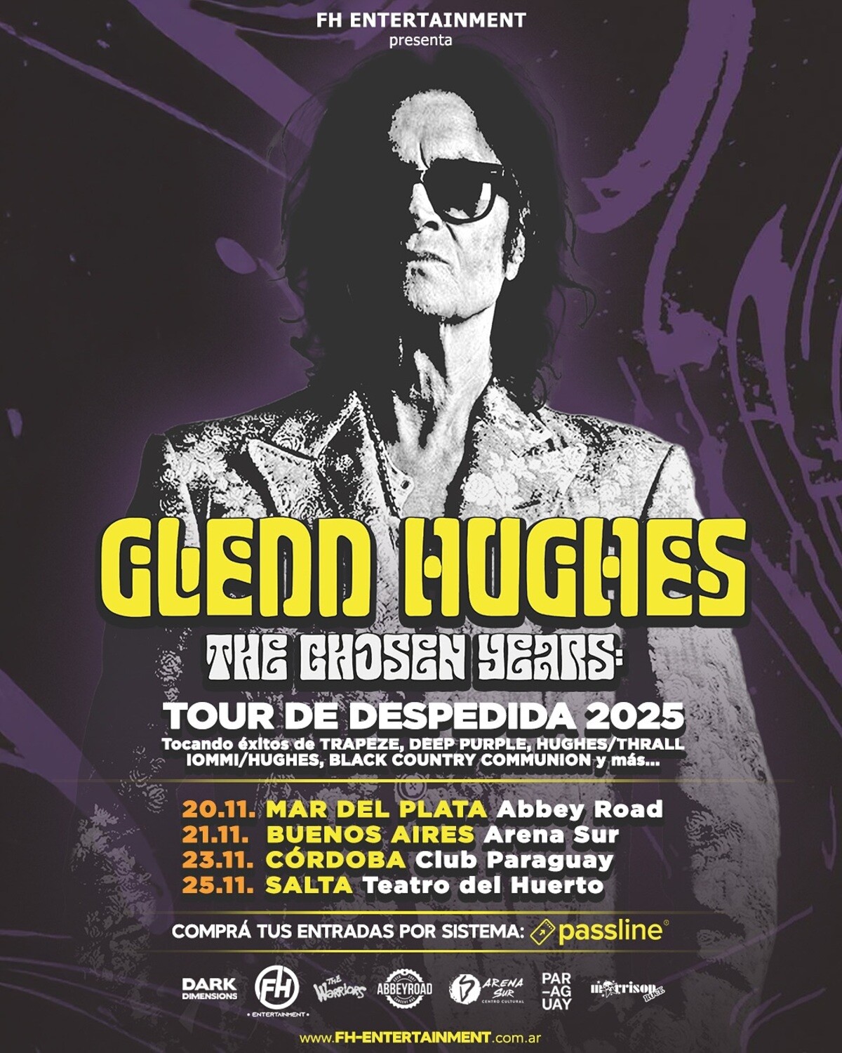 Glenn Hugues en Argentina