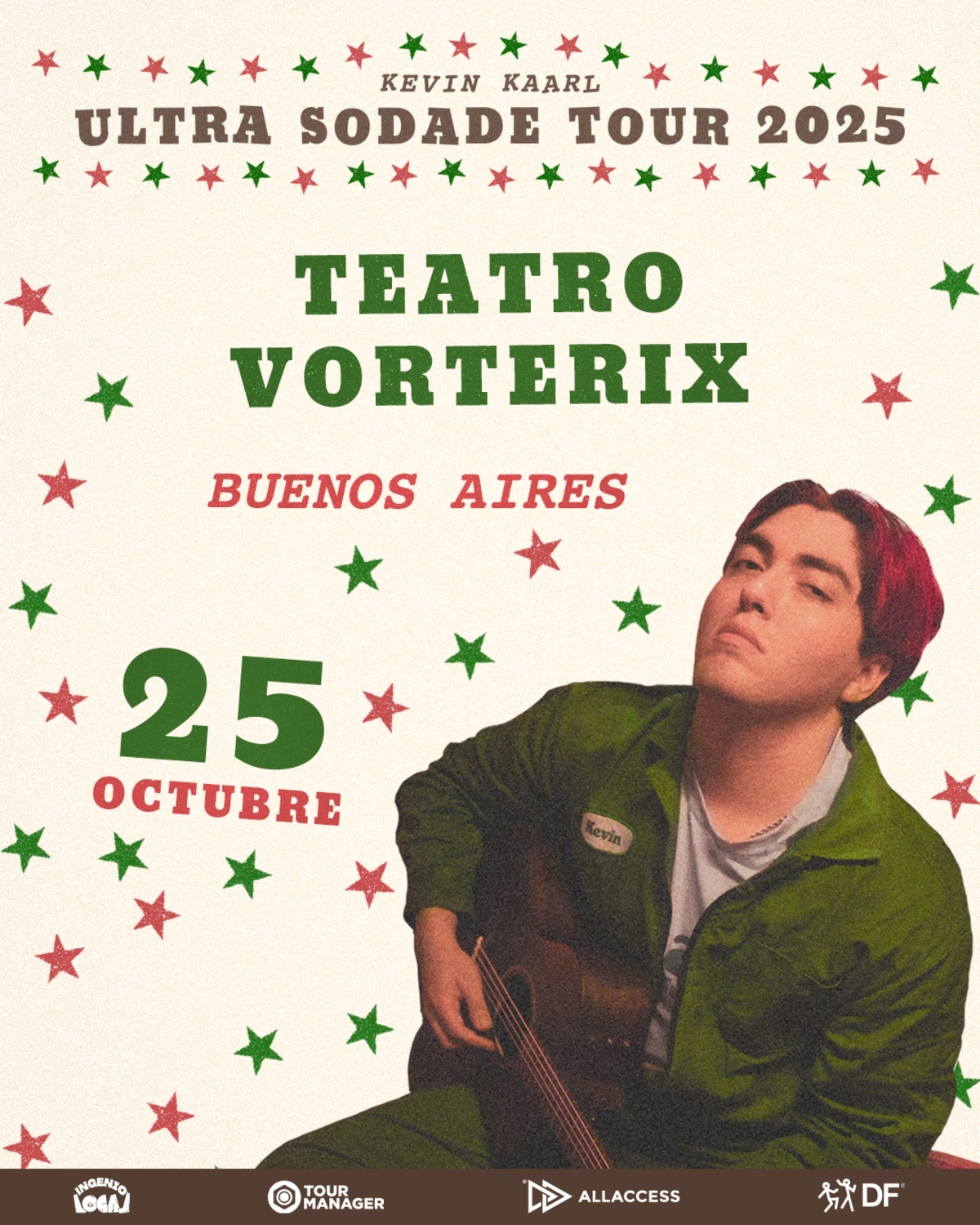 Kevin Kaarl en Teatro Vorterix