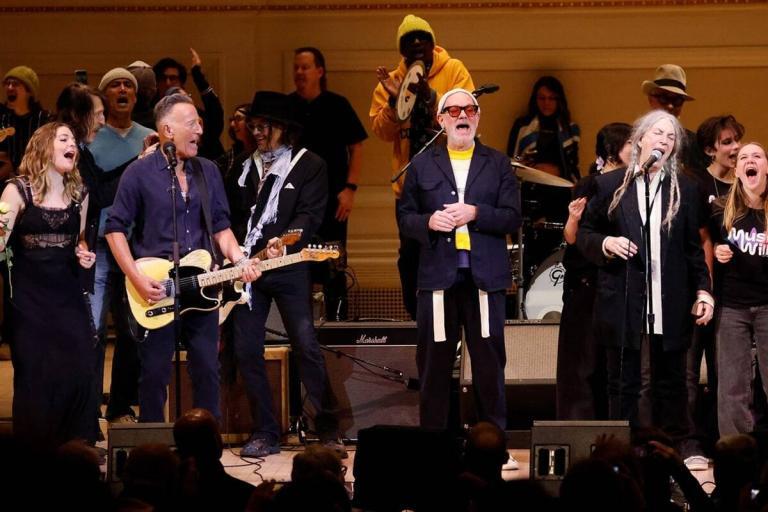 Maggie Rogers, Bruce Springsteen, Michael Stipe, Patti Smith y más