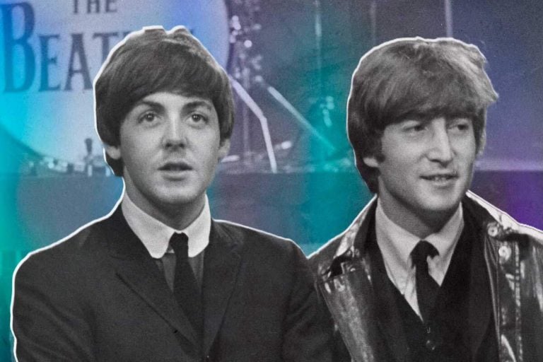 John Lennon y Paul McCartney.