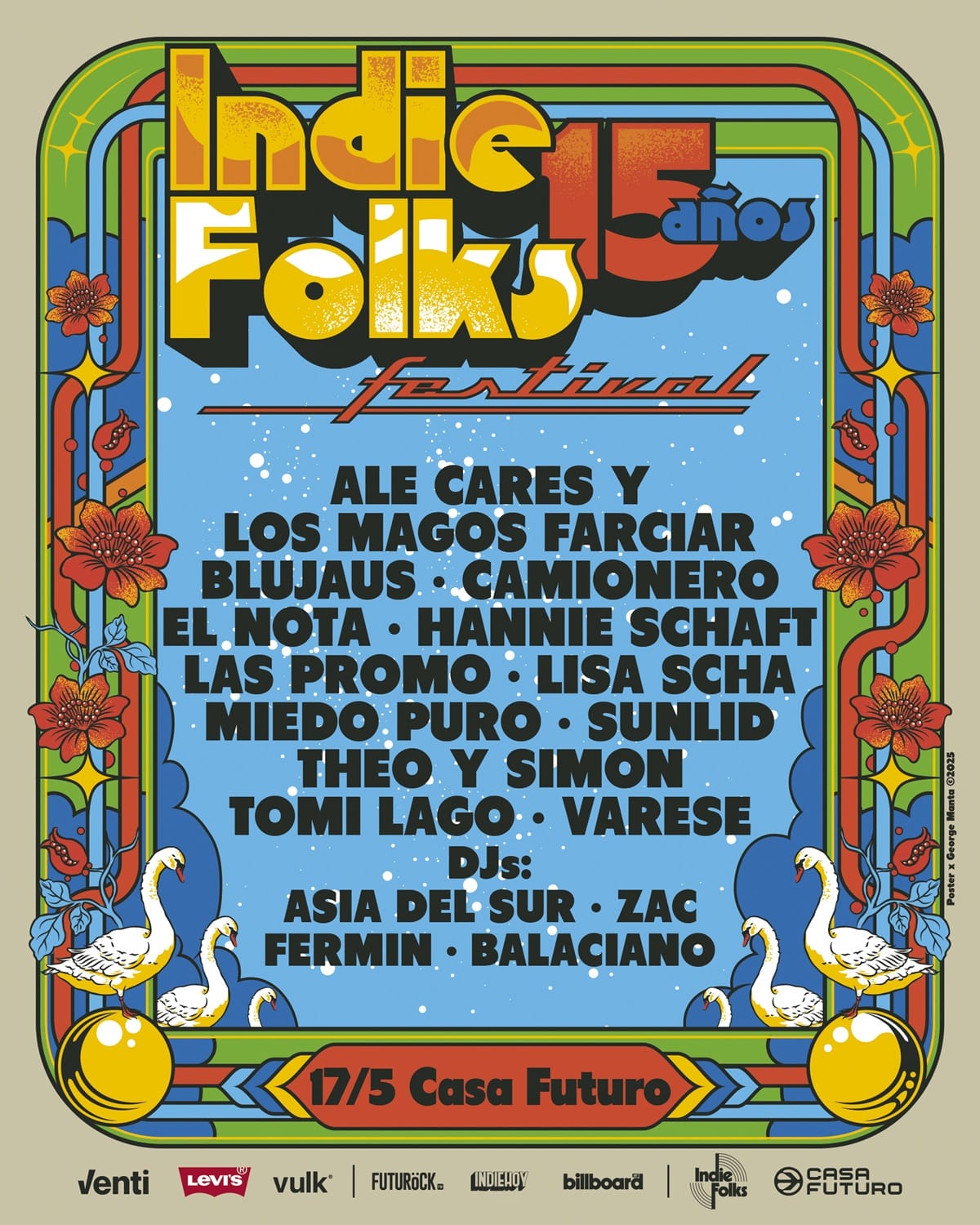 Festival Indie Folks 15 años en Casa Futuro