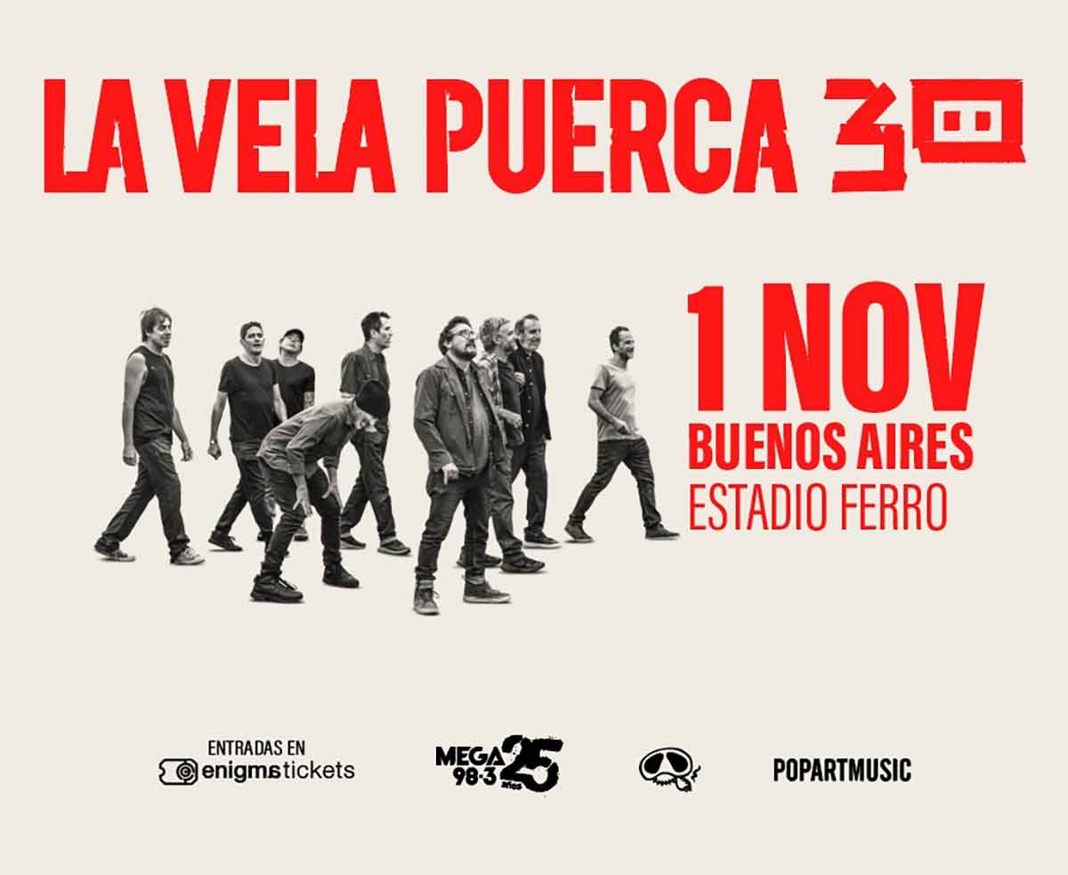 La Vela Puerca en Estadio Ferro