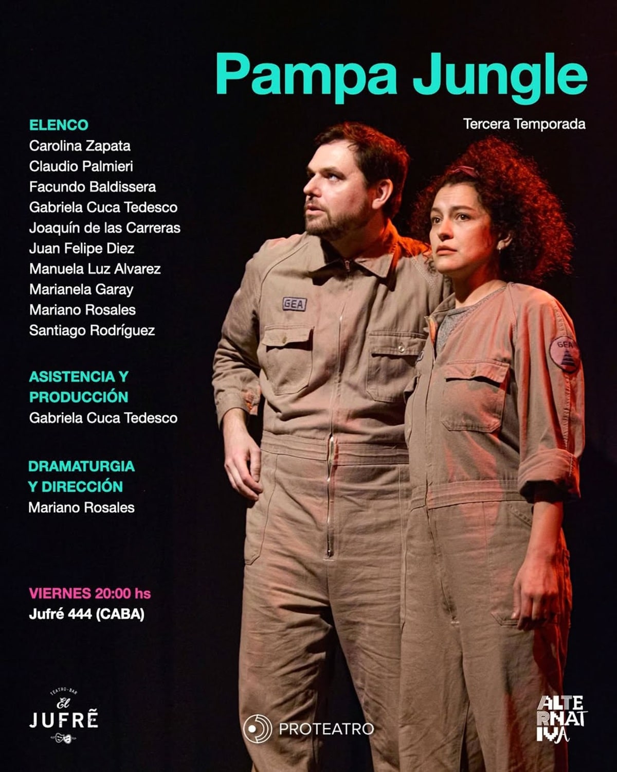 Teatro: Pampa Jungle en El Jufré Teatro Bar