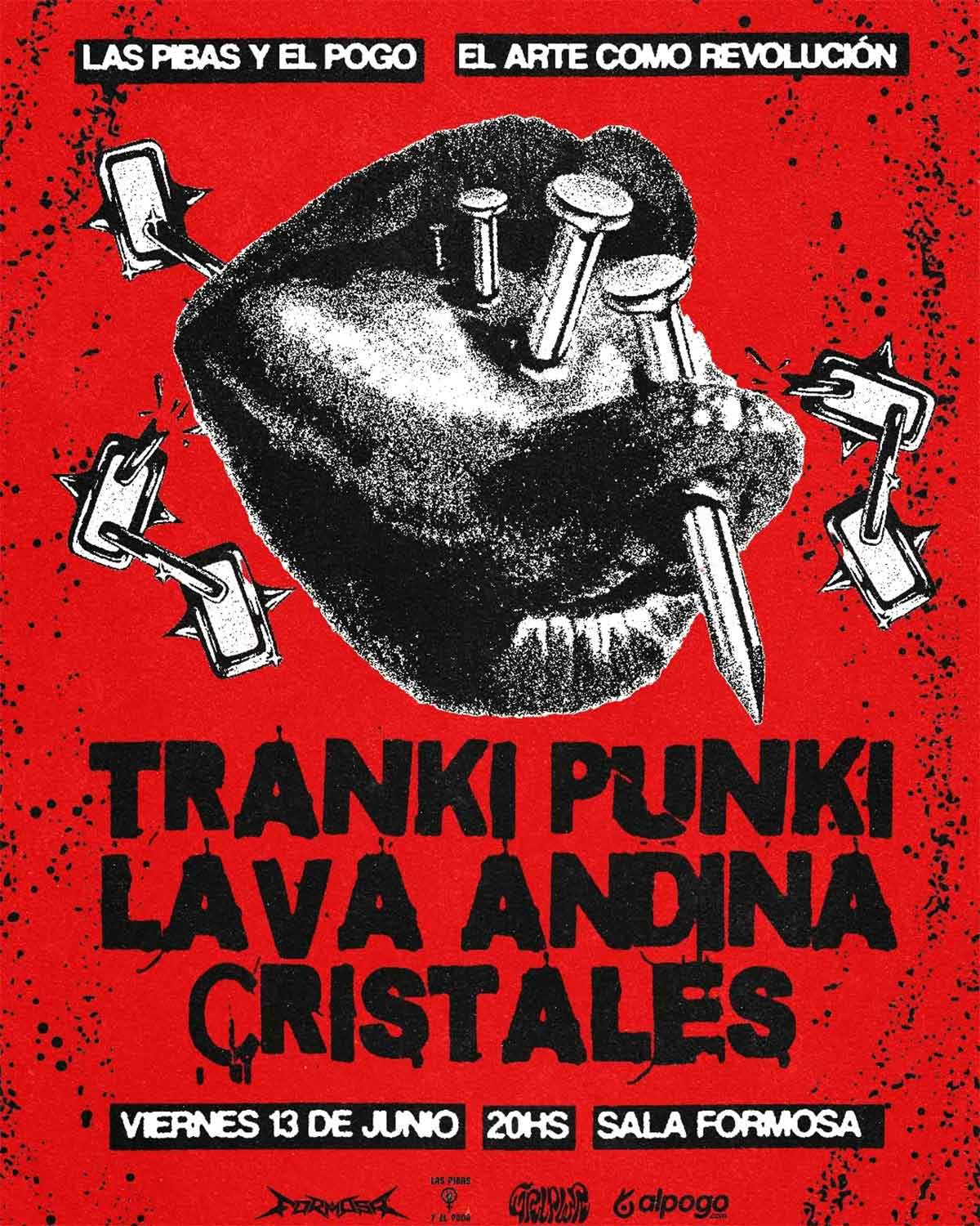 Tranki Punki, Lava Andina y Cristales en Córdoba