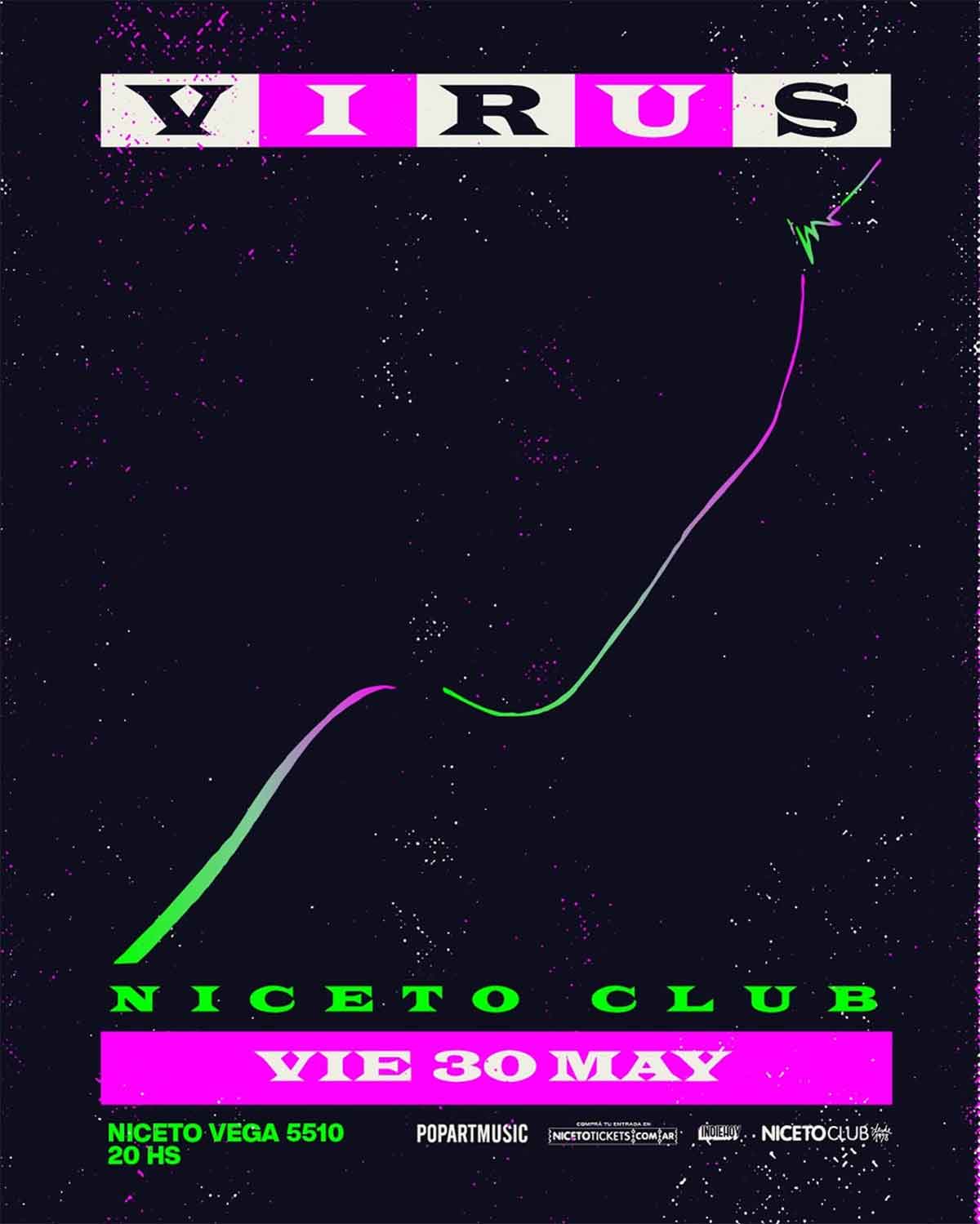 Virus en Niceto Club