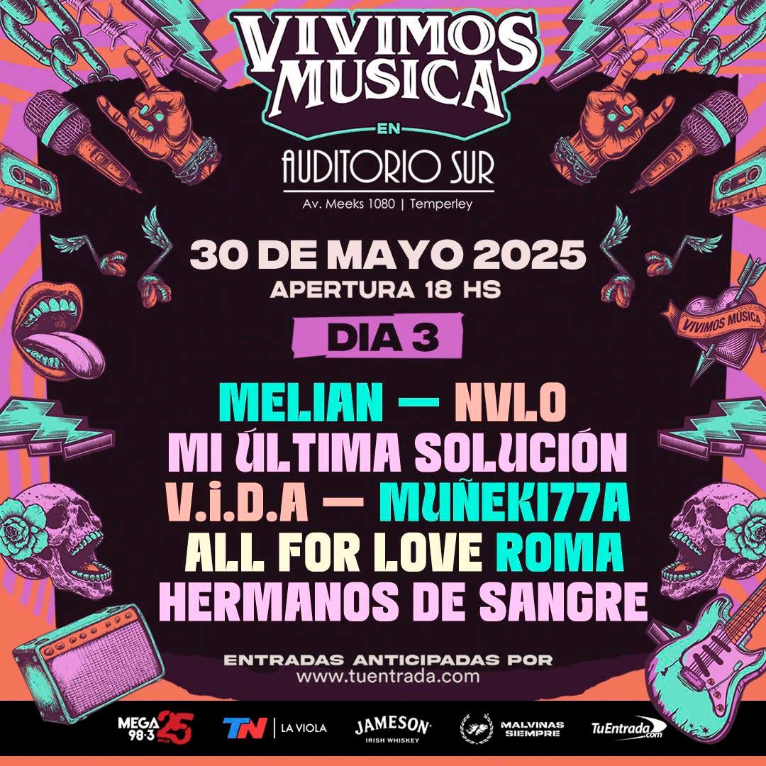 Festival Vivimos Música 2025 - Día 3 en Auditorio Sur