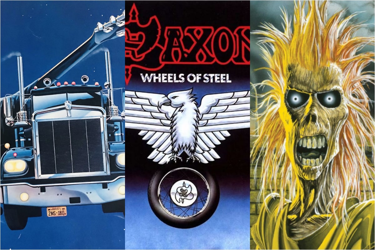 Def Leppard – On Through the Night (1980) / Saxon – Wheels of Steel (1980) / Iron Maiden - Iron Maiden (1980)