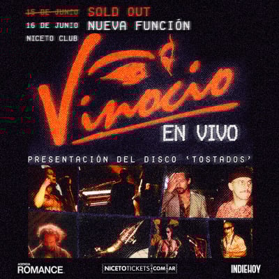 Vinocio en Niceto Club