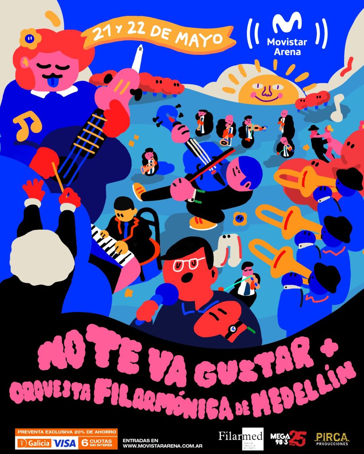No Te Va Gustar en Movistar Arena