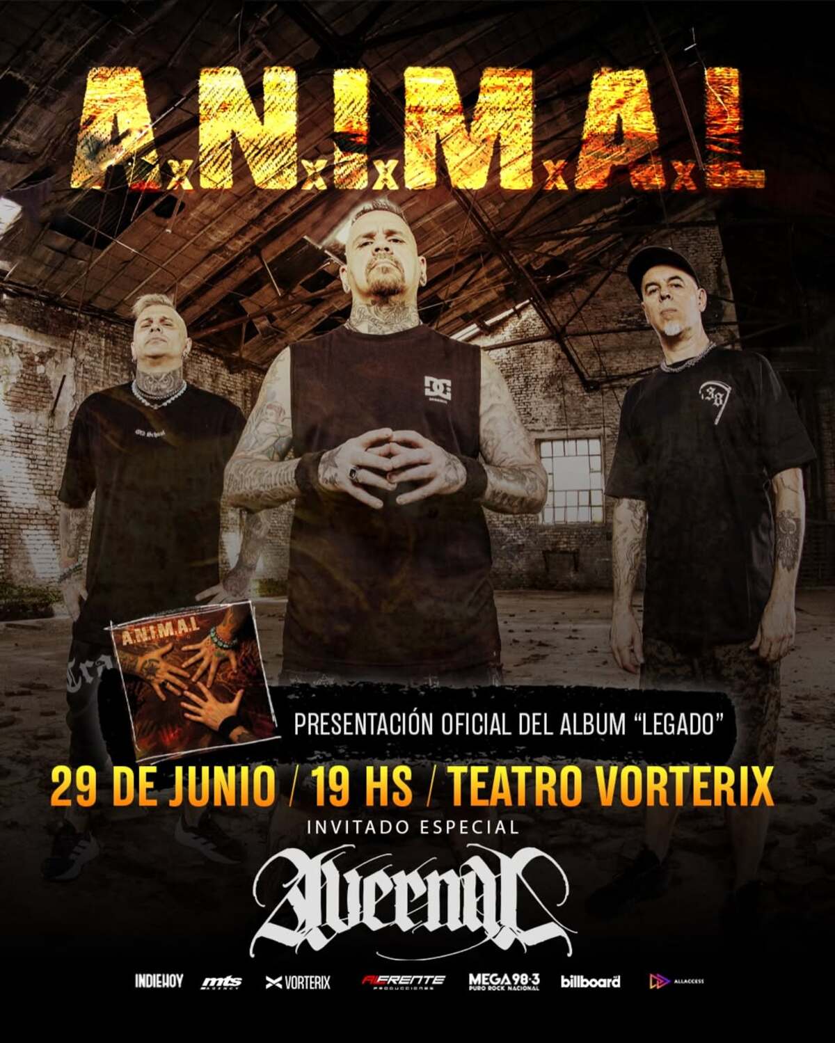 A.N.I.M.A.L. en Teatro Vorterix