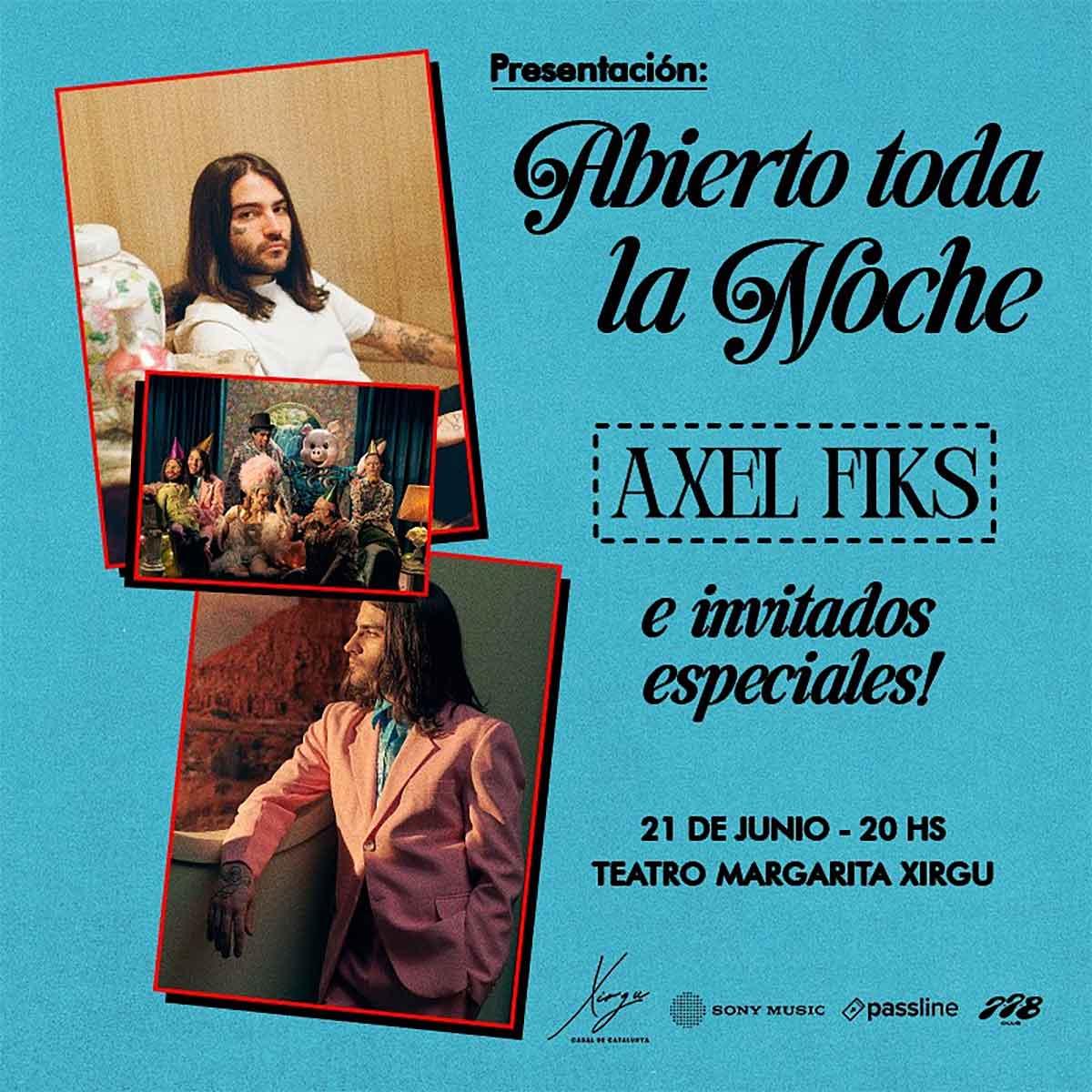 Axel Fiks en Teatro Margarita Xirgu
