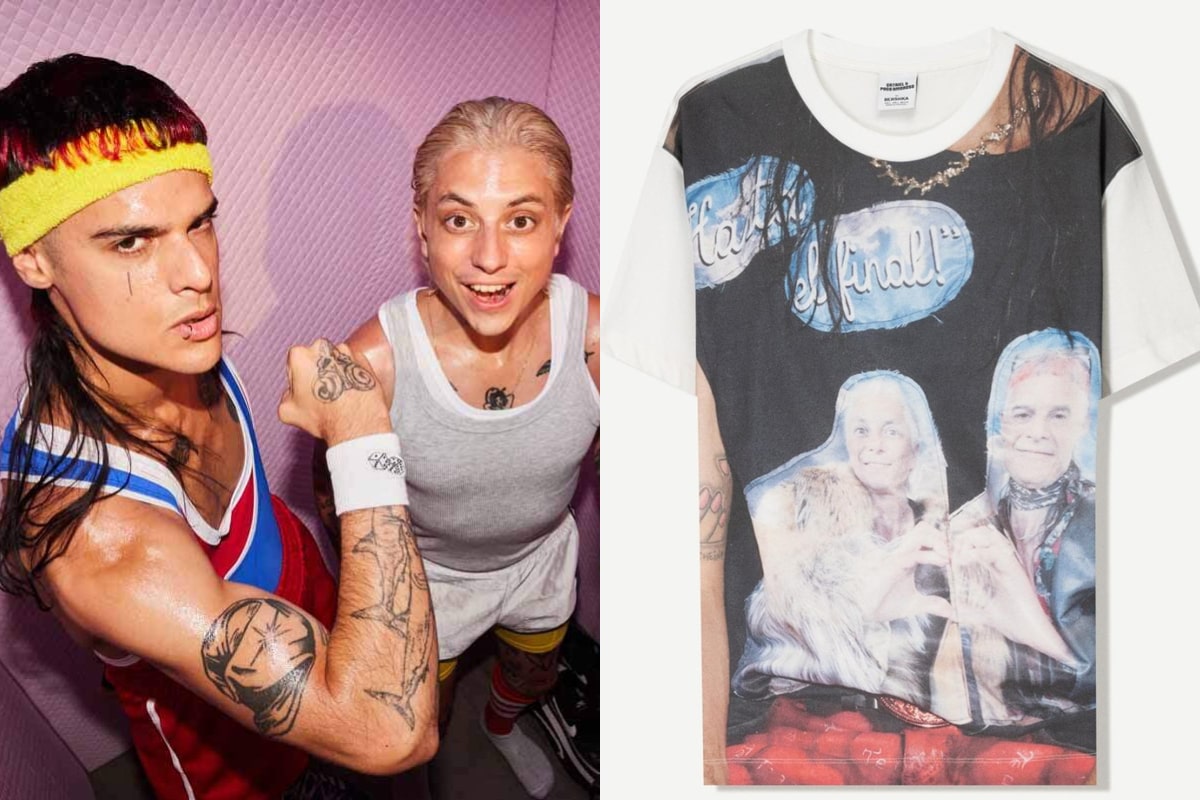 Ca7riel y Paco Amoroso / Remera de Bershka
