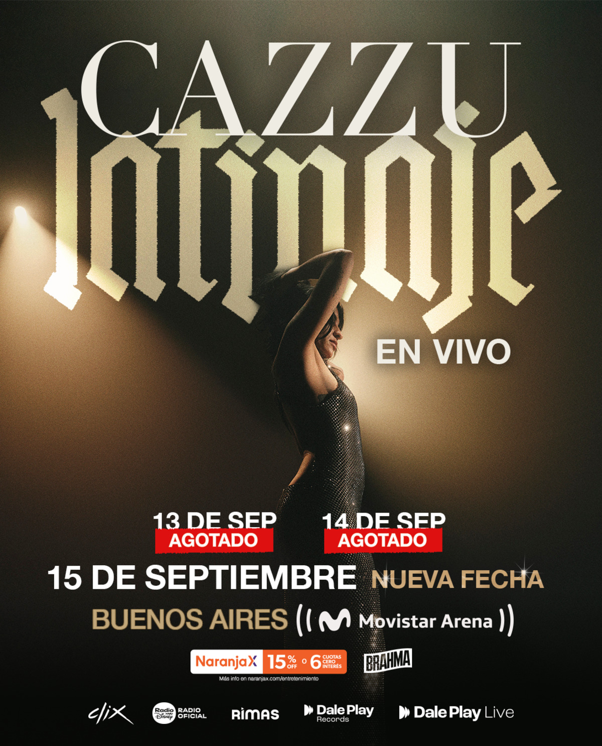 Cazzu en Movistar Arena