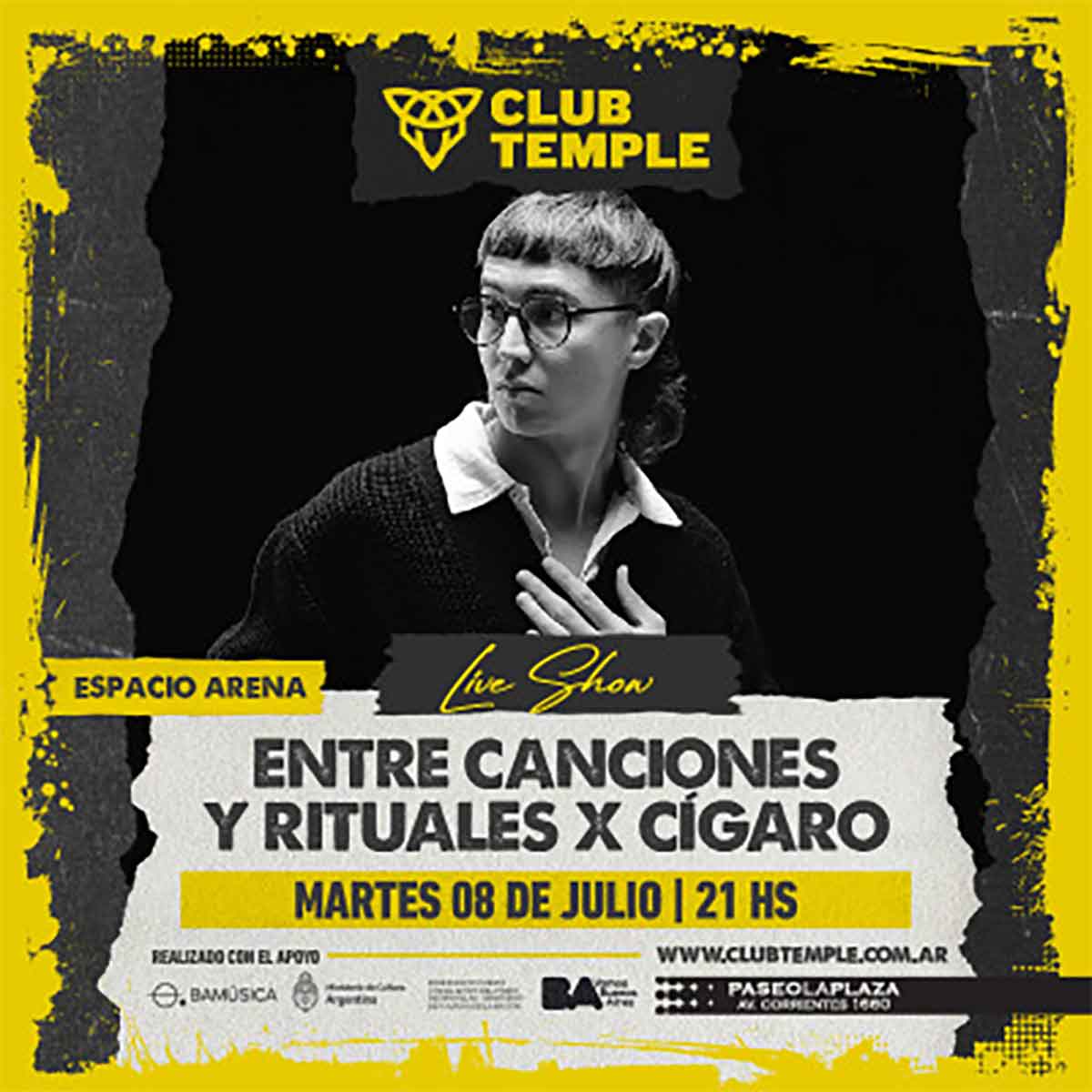 Cígaro en Club Temple (Paseo La Plaza)