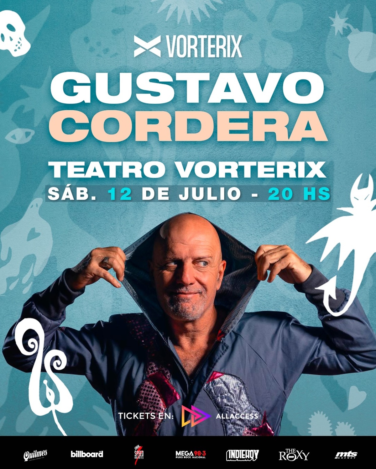 Gustavo Cordera en Teatro Vorterix