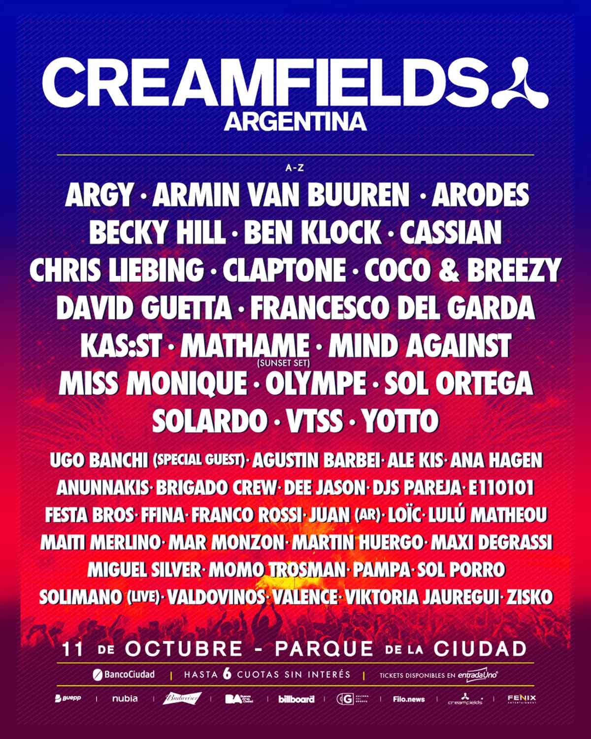 Creamfields Argentina 2025