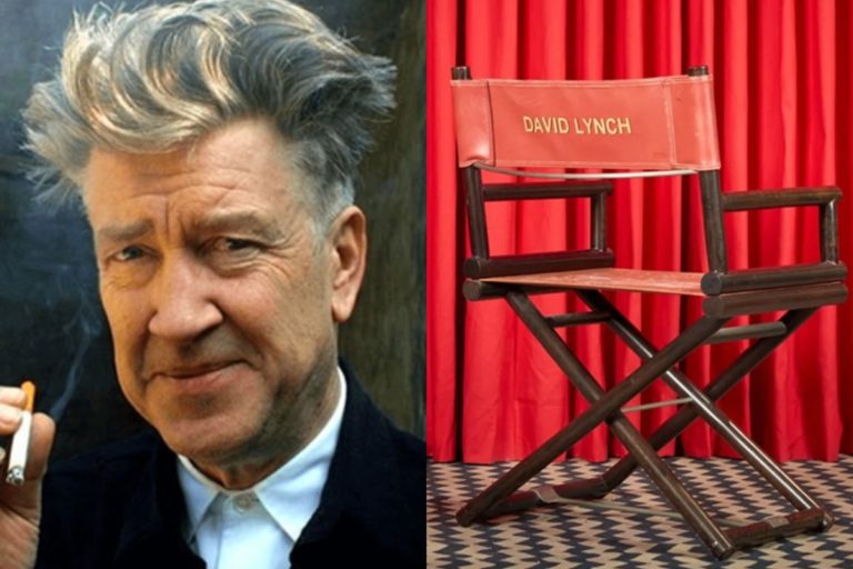 David Lynch / Silla de director con el nombre de David Lynch