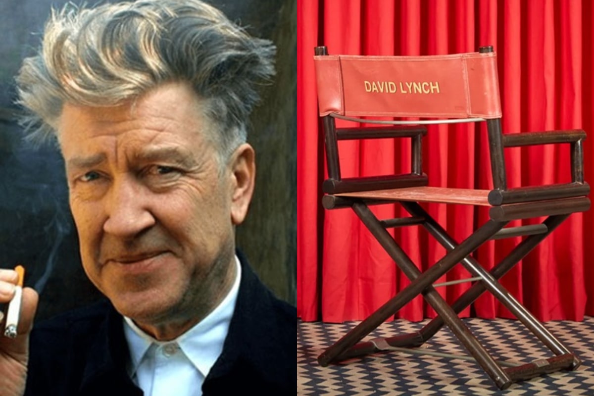 David Lynch / Silla de director con el nombre de David Lynch