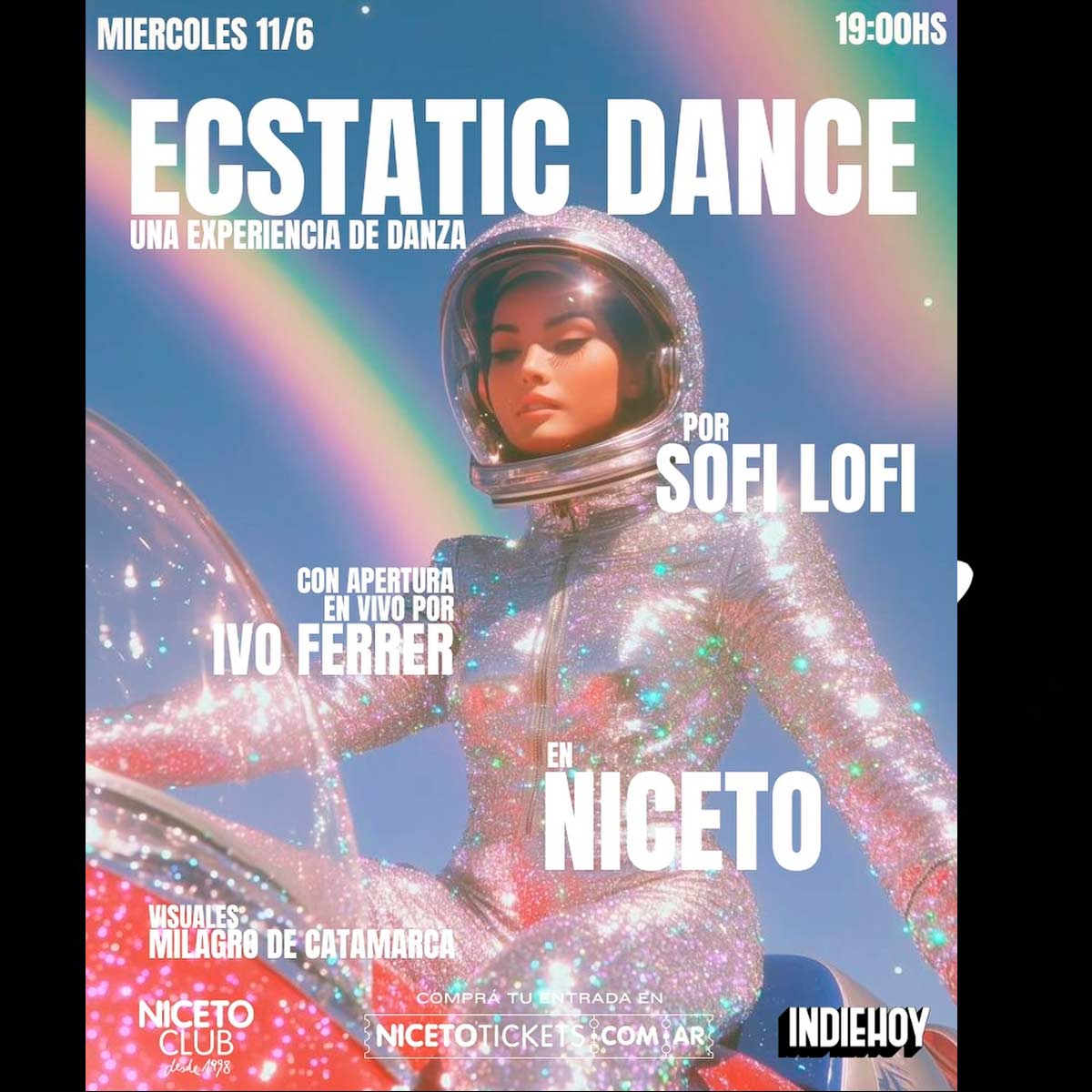 Ecstatic Dance: Sofi Lofi + Ivo Ferrer en Niceto Club