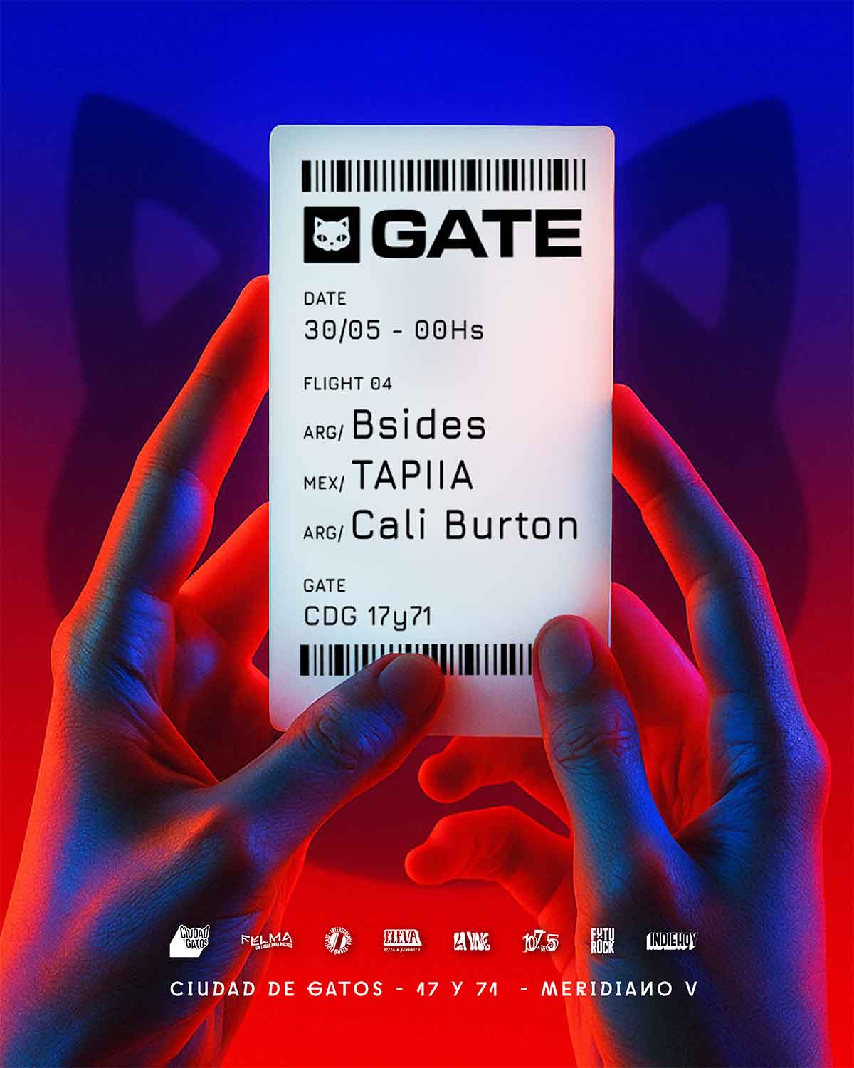Bsides, Tapiia y Cali Burton en La Plata