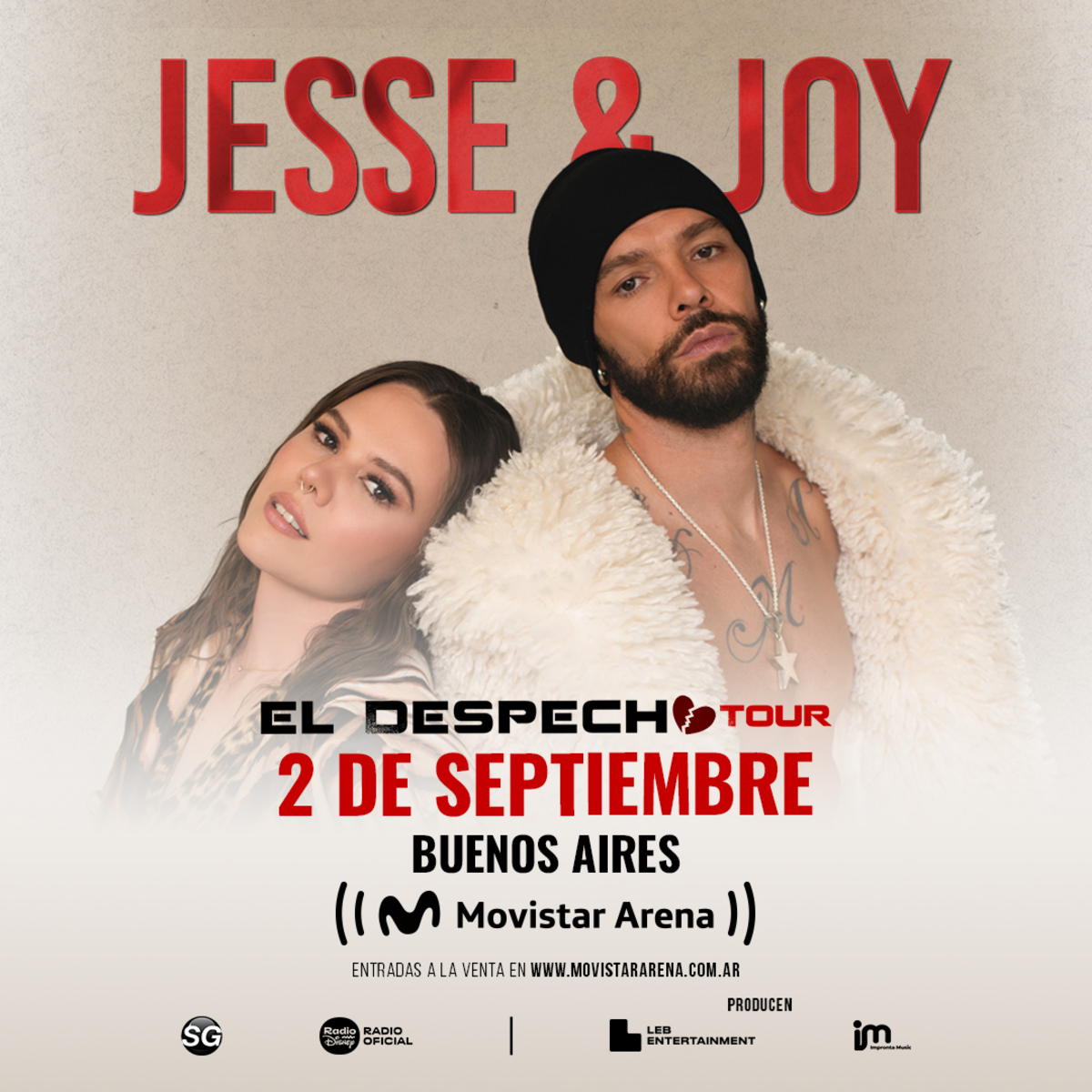 Jesse & Joy en Movistar Arena