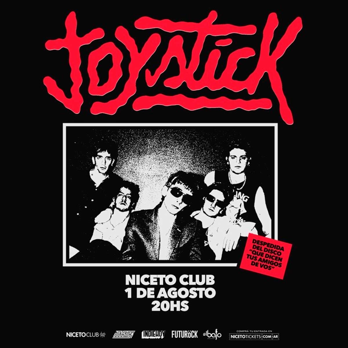 Joystick en Niceto Club