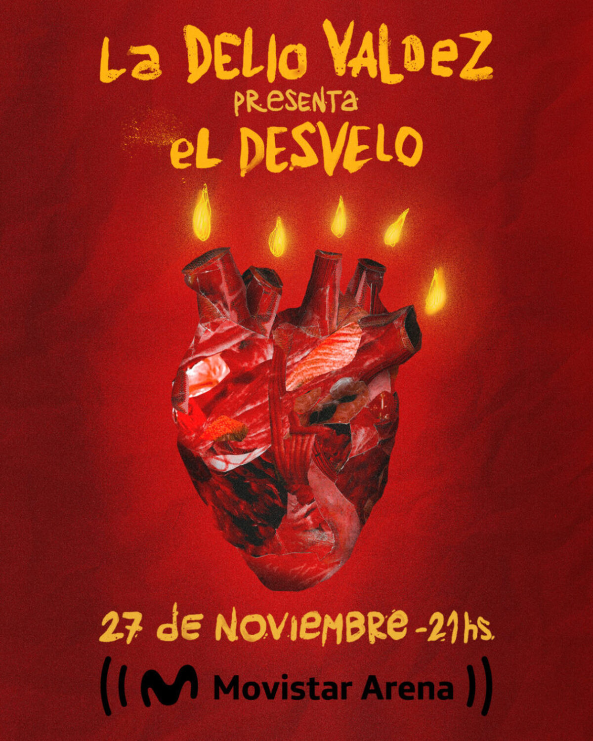 La Delio Valdez en Movistar Arena