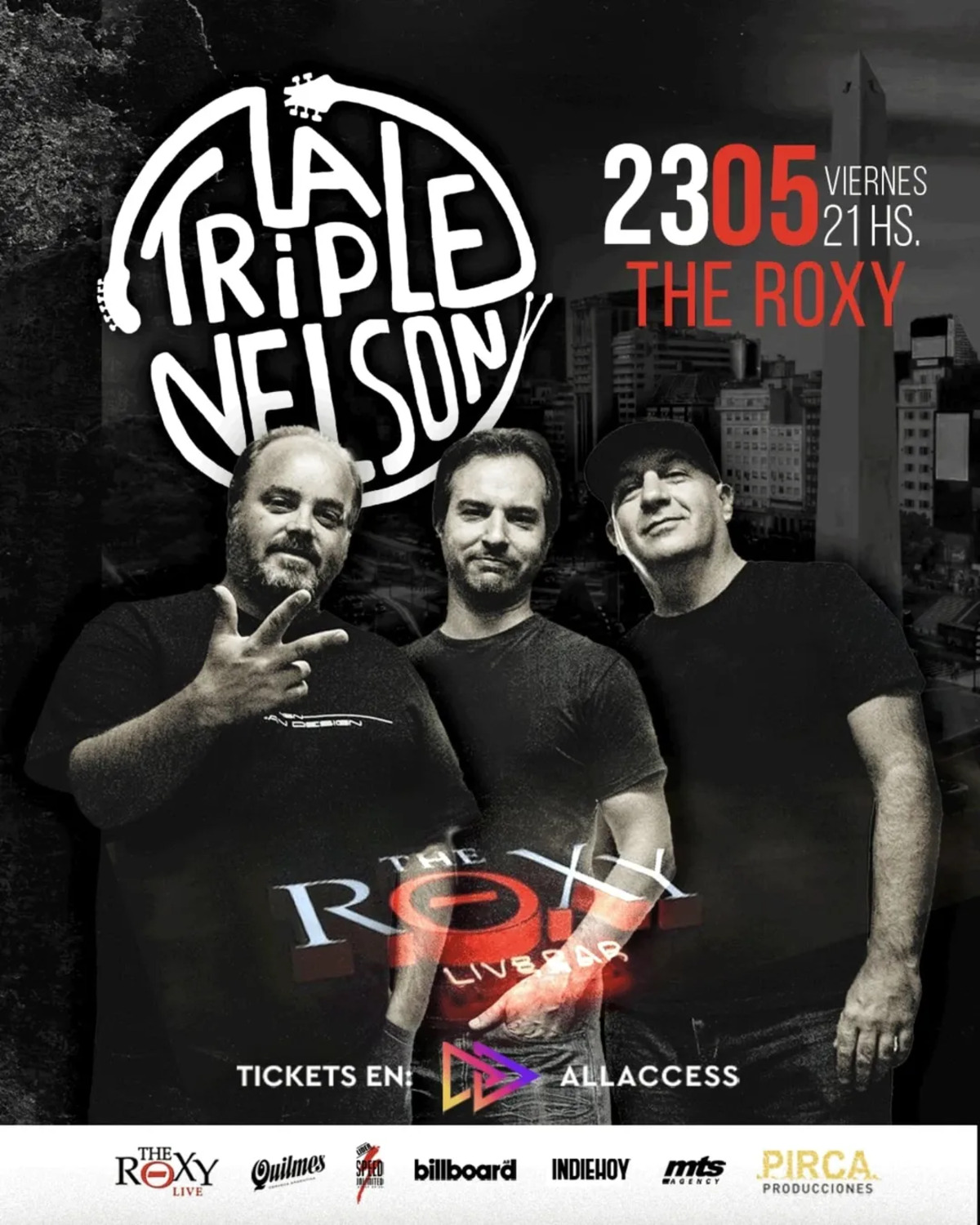La Triples Nelson en The Roxy Live