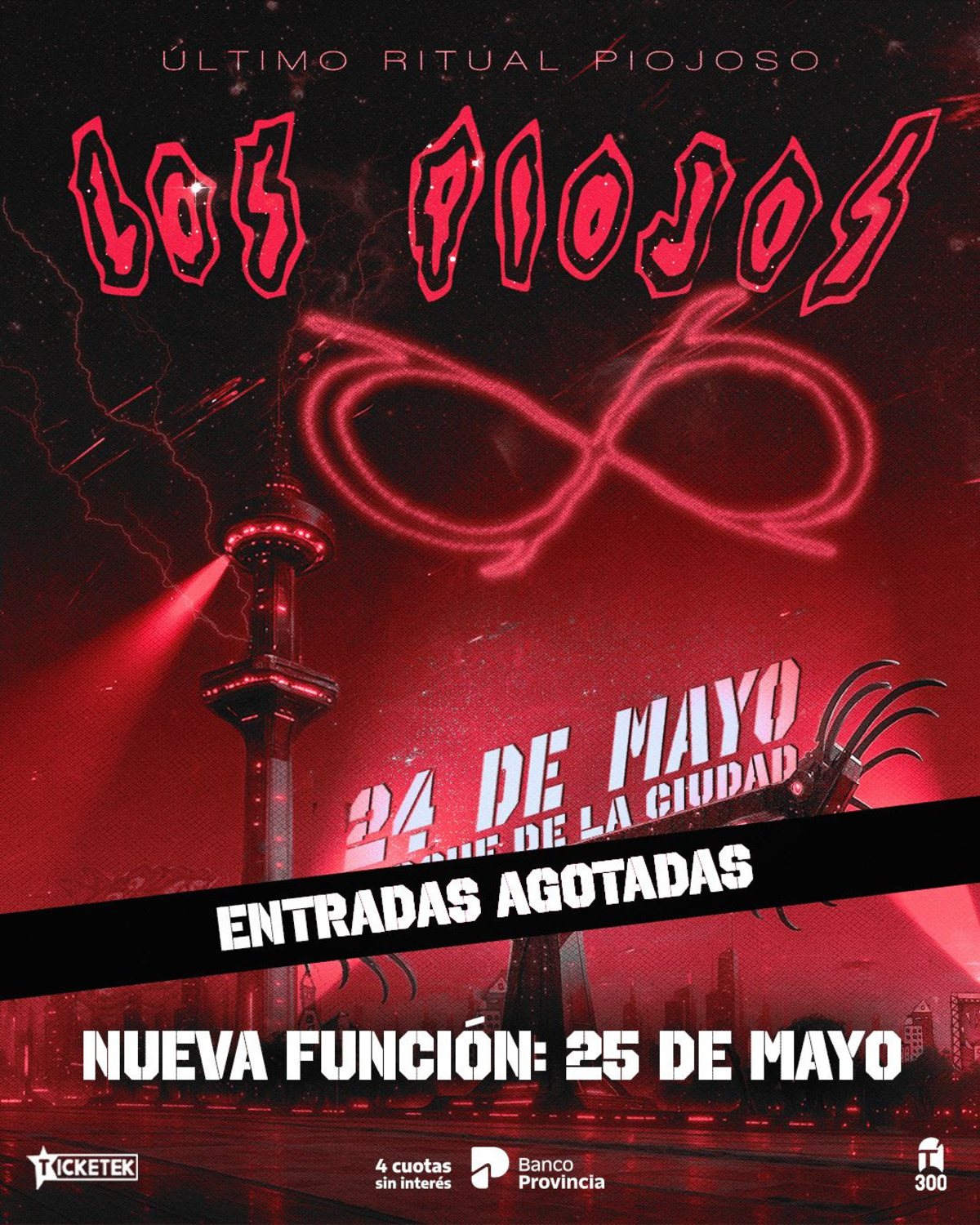 Los Piojos en Parque de la Ciudad
