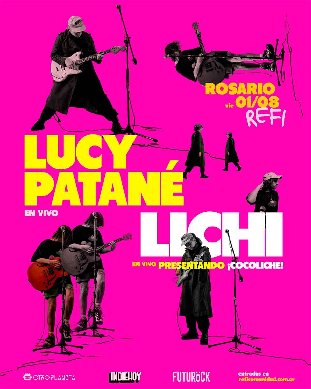 Lucy Patané y Lichi en Rosario