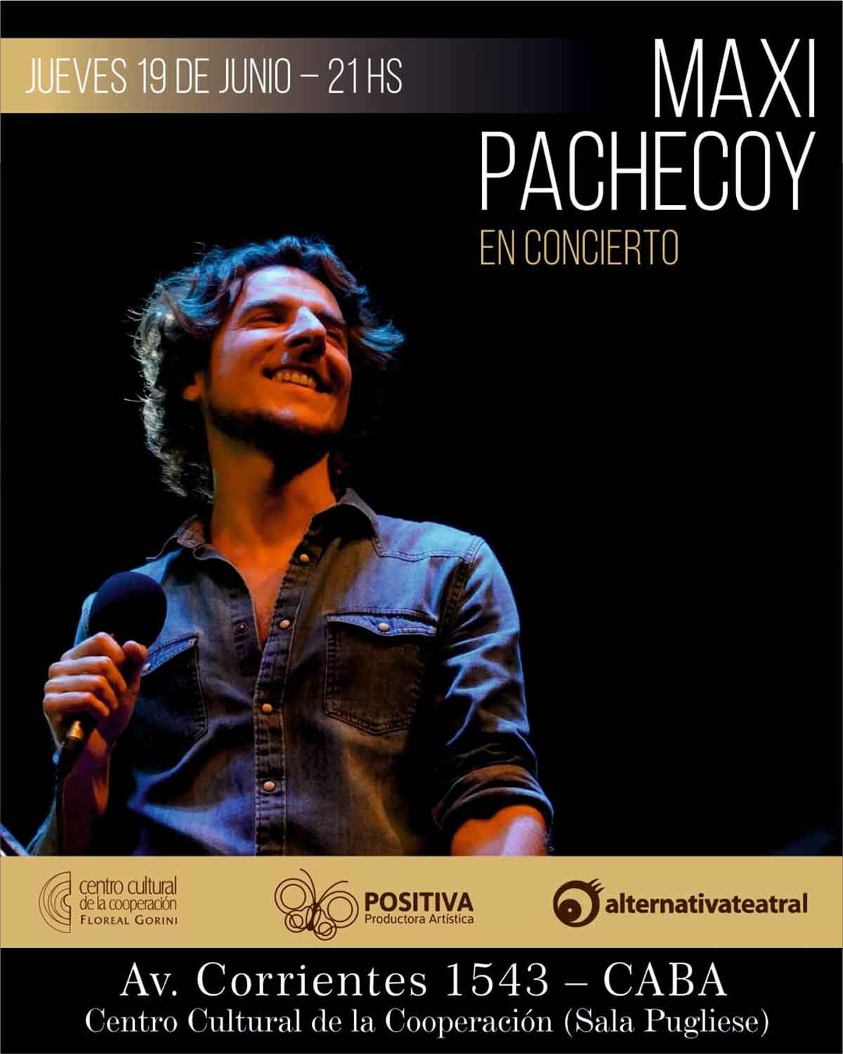 Maxi Pachecoy en Centro Cultural de la Cooperación