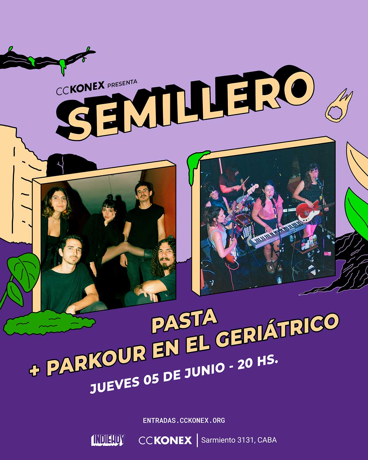 Parkour en el Geriátrico y Pasta en Konex