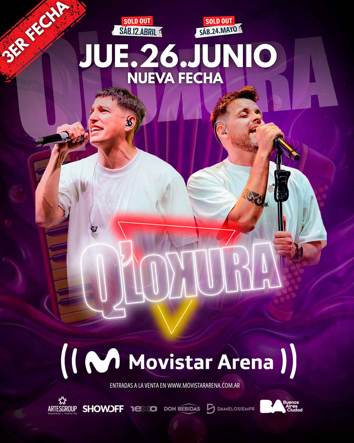 Q' Lokura en Movistar Arena