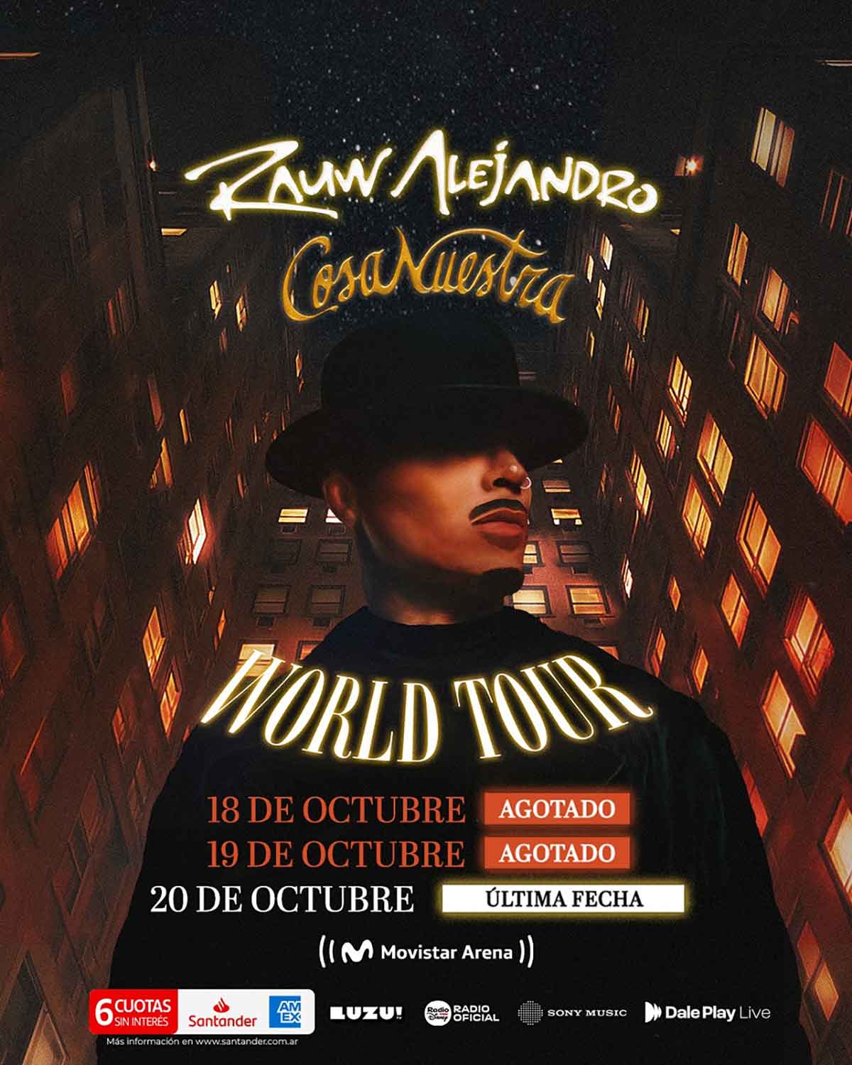 Rauw Alejandro en Argentina