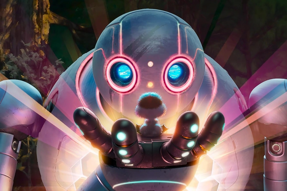 Boone Storm y Lupita Nyong'o en Robot salvaje (2024)