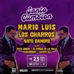 Mario Luis, Los Charros y Nato Damore en Niceto Club