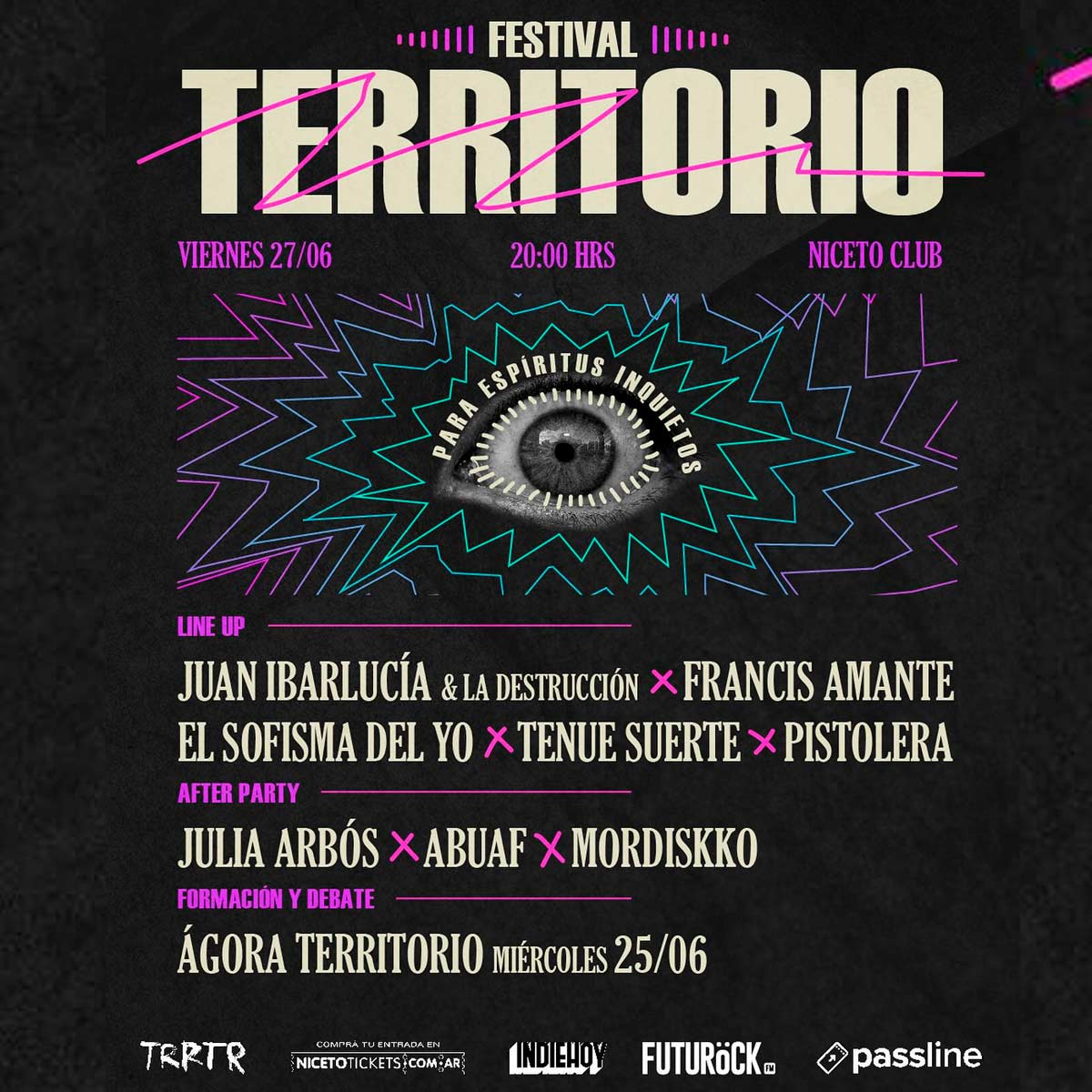 Festival Territorio 2025 en Niceto Club