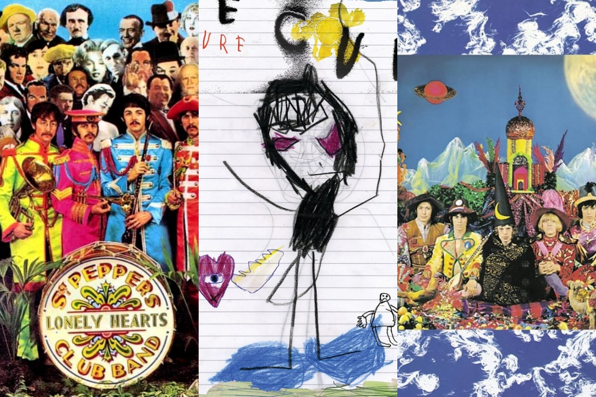 The Beatles - Sgt. Pepper's Lonely Hearts Club Band / The Cure - the Cure / The Rolling Stones - Their Satanic Majesties Request