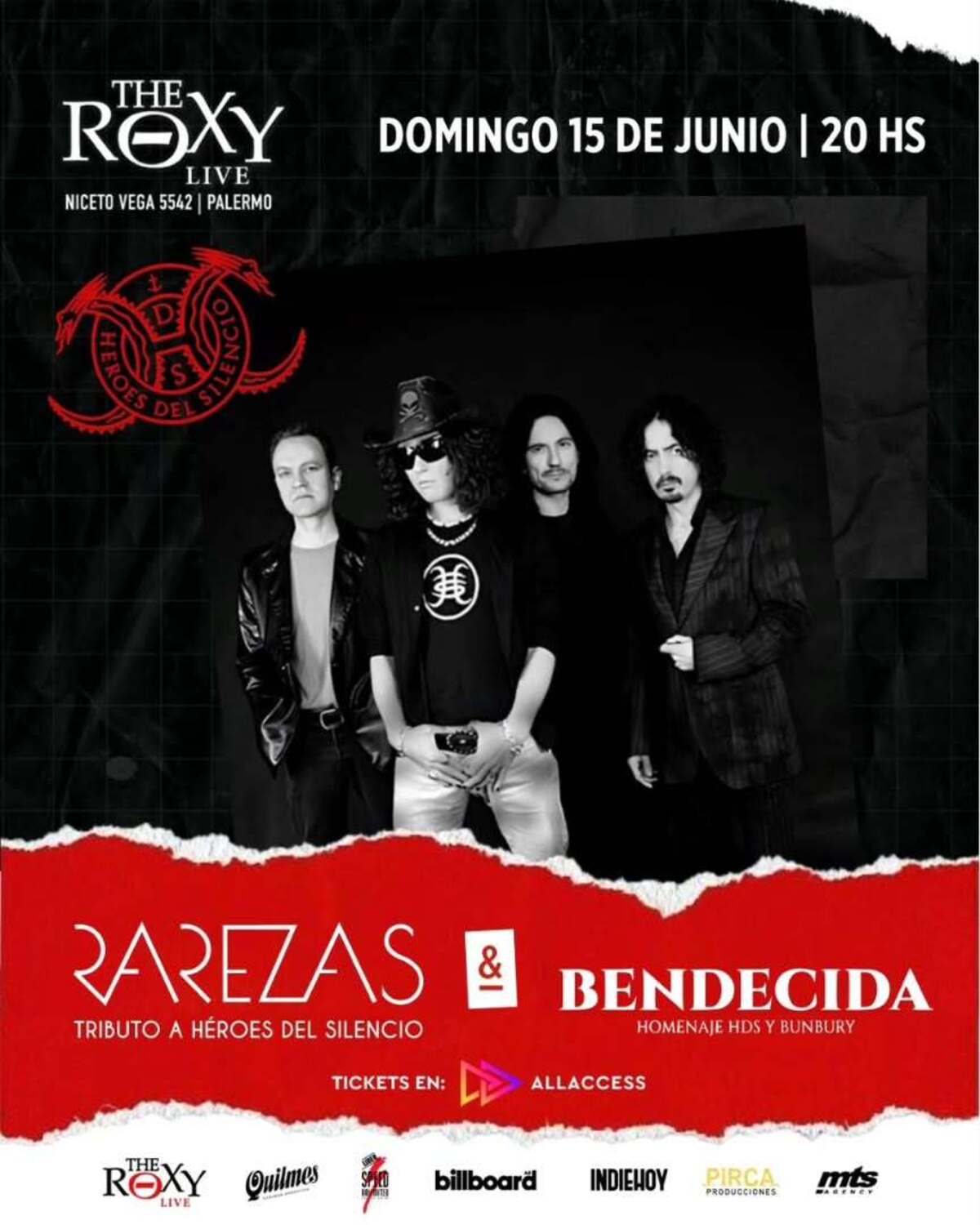 Rarezas y Bendecida en The Roxy Live