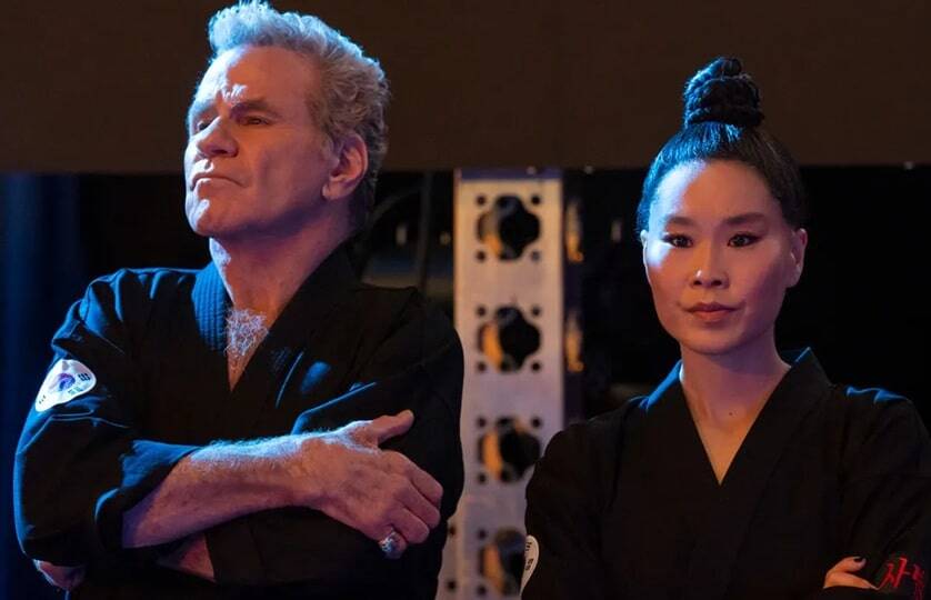 Martin Kove y Alicia Hannah-Kim