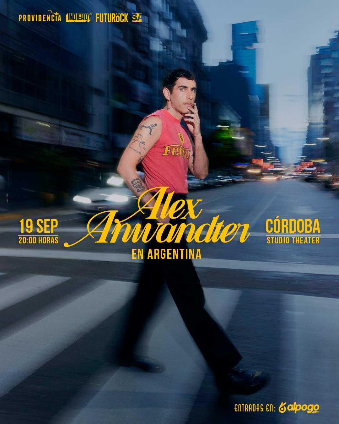 Alex Anwandter en Córdoba