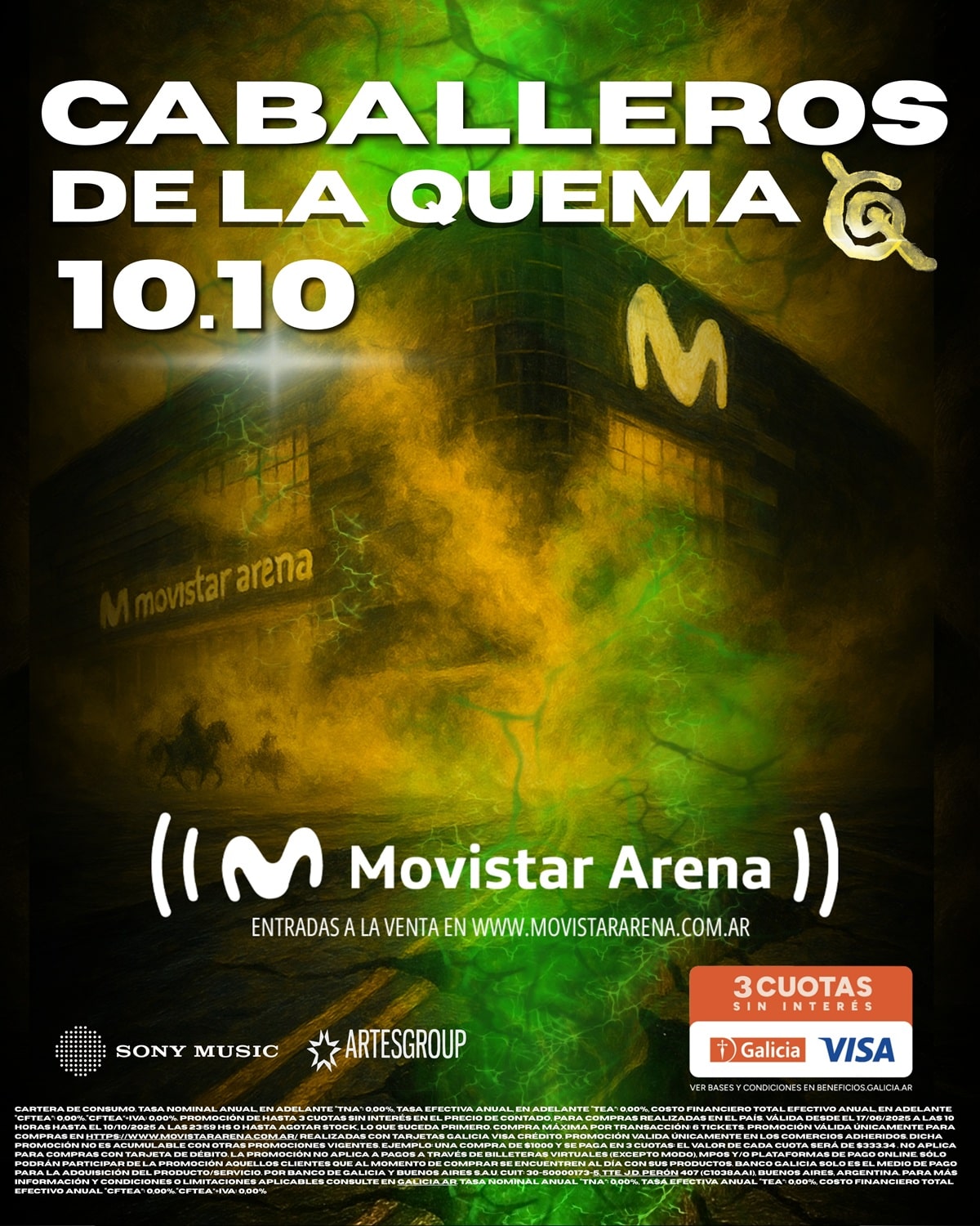 Caballeros de la Quema en Movistar Arena