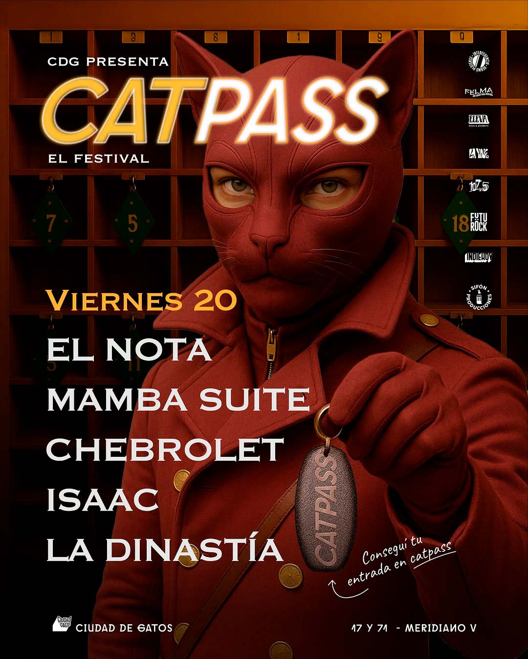 Catpass: El Nota + Isaac + Mamba Suite + Chebrolet + La Dinastía en La Plata