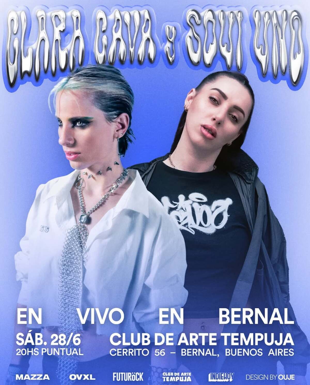 Clara Cava y Soui Uno en Tempuja