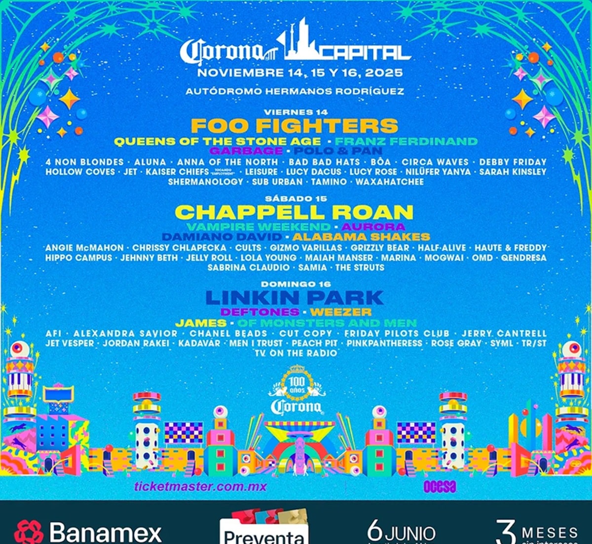 Corona Capital 2025 anuncia su lineup
