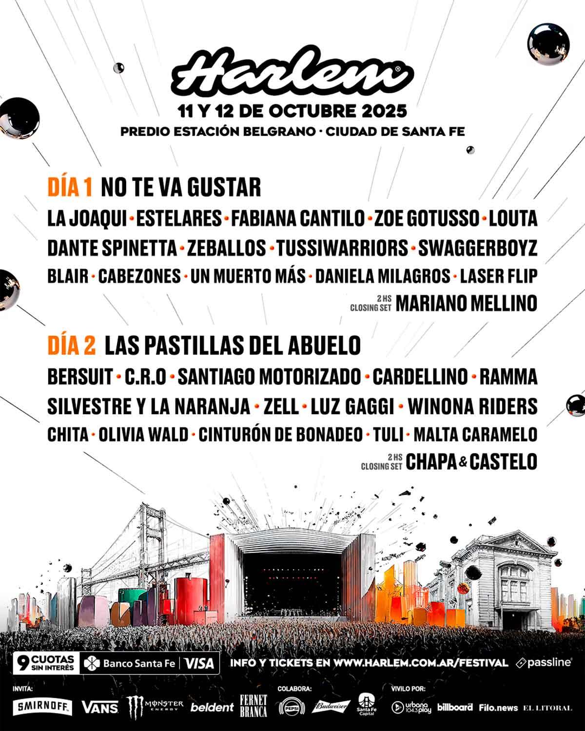 Festival Harlem 2025 en Santa Fe
